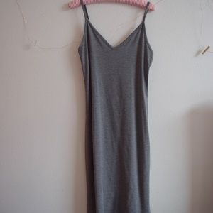Grey Body Tight Dress
